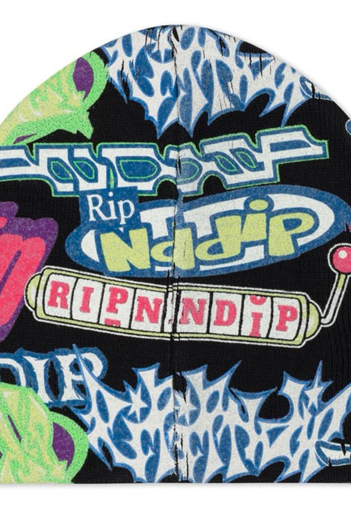 RIPNDIP Out Here Tour Skull Beanie Multi