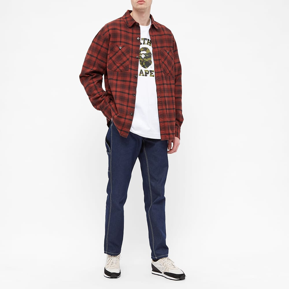 BAPE® 1st Camo College Tee White
