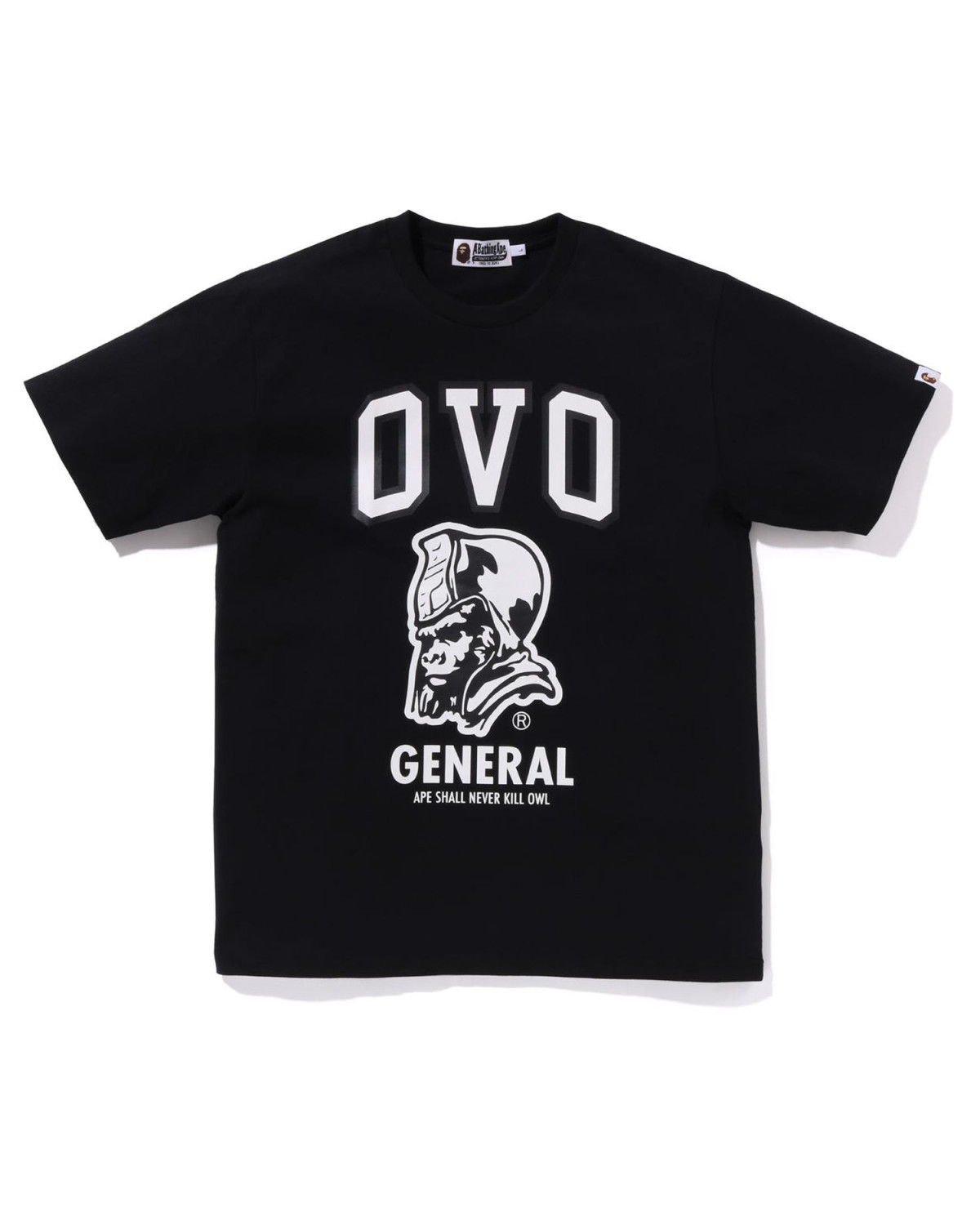 BAPE® x OVO Bathing Ape General Tee Black