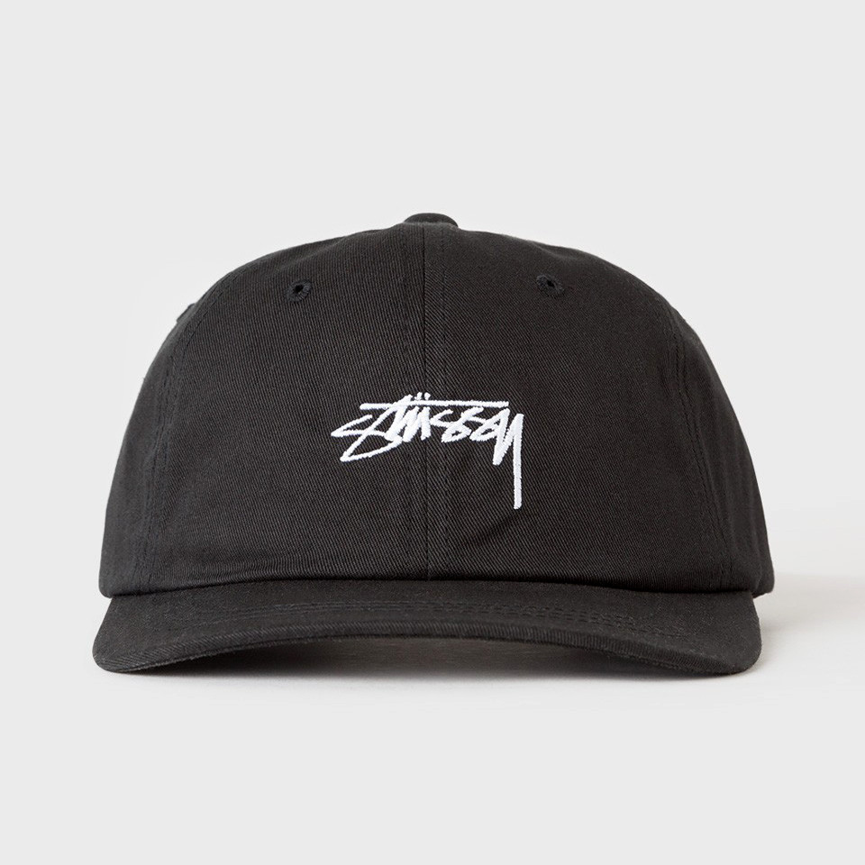 Stussy Smooth Stock Low Cap Black
