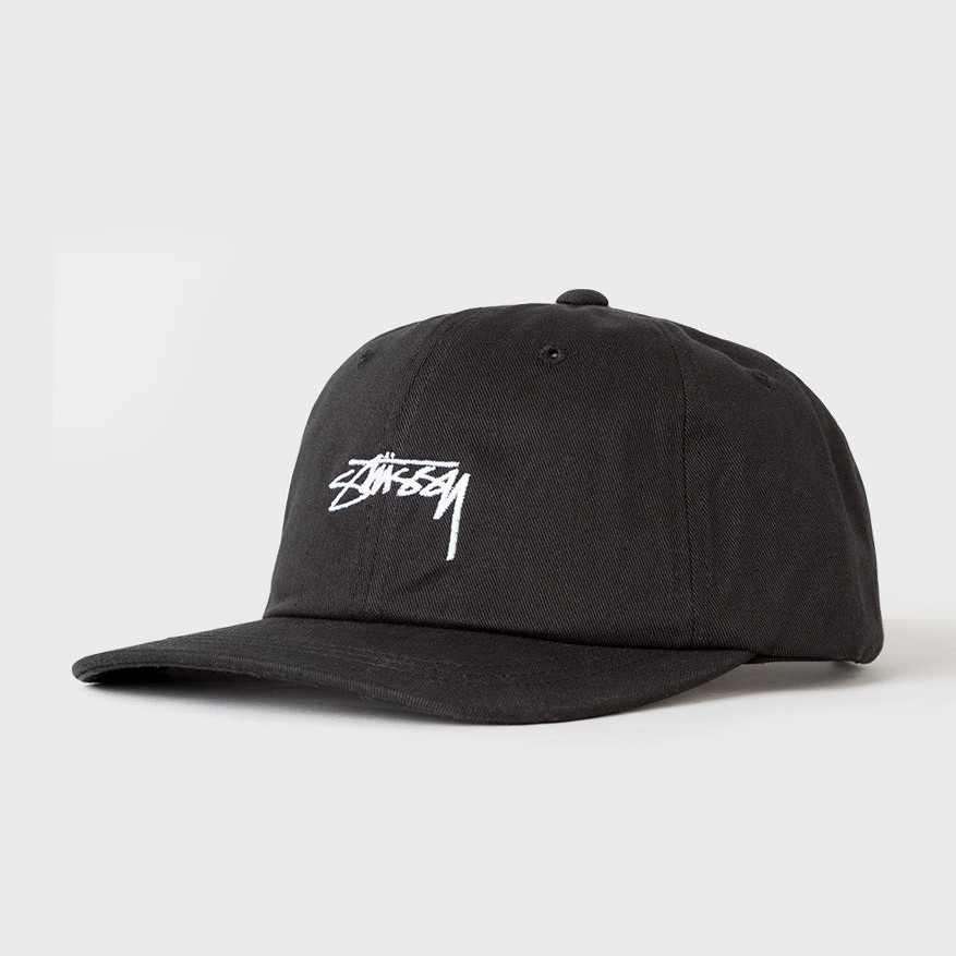 Stussy Smooth Stock Low Cap Black