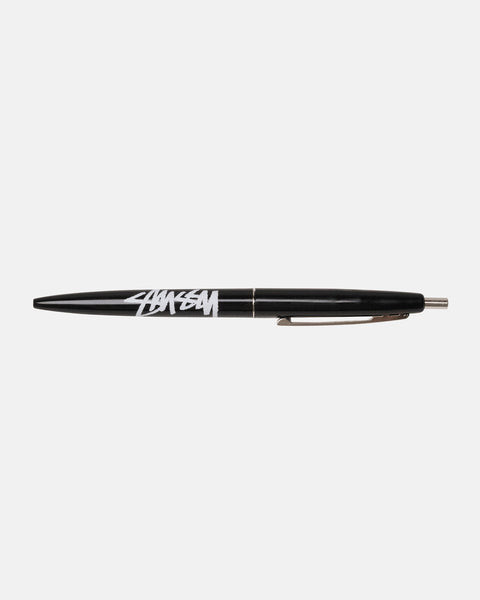 Stussy Bic Clip Pen Black