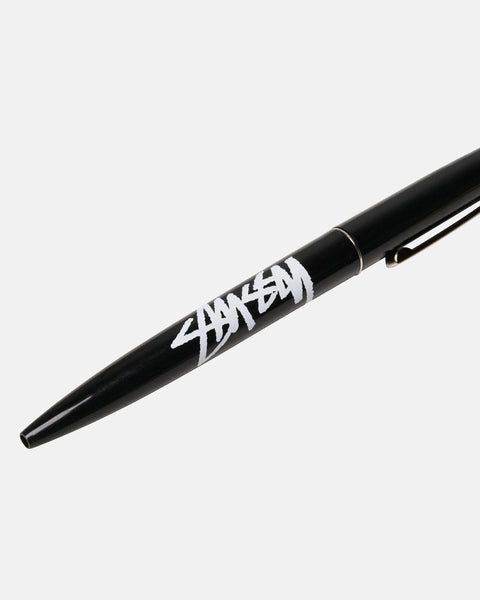 Stussy Bic Clip Pen Black