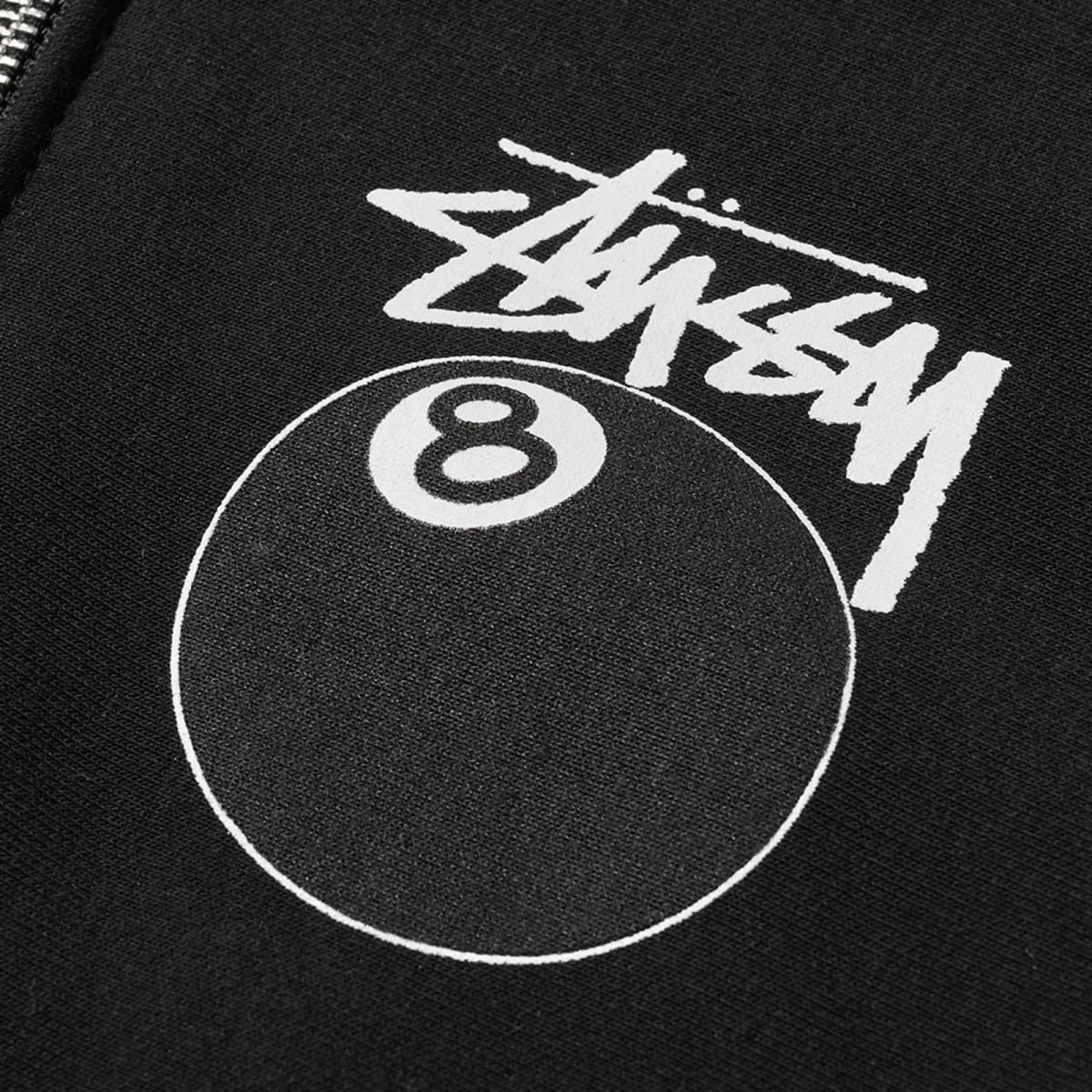 Bluza Stussy 8 Ball Zip Hood Black