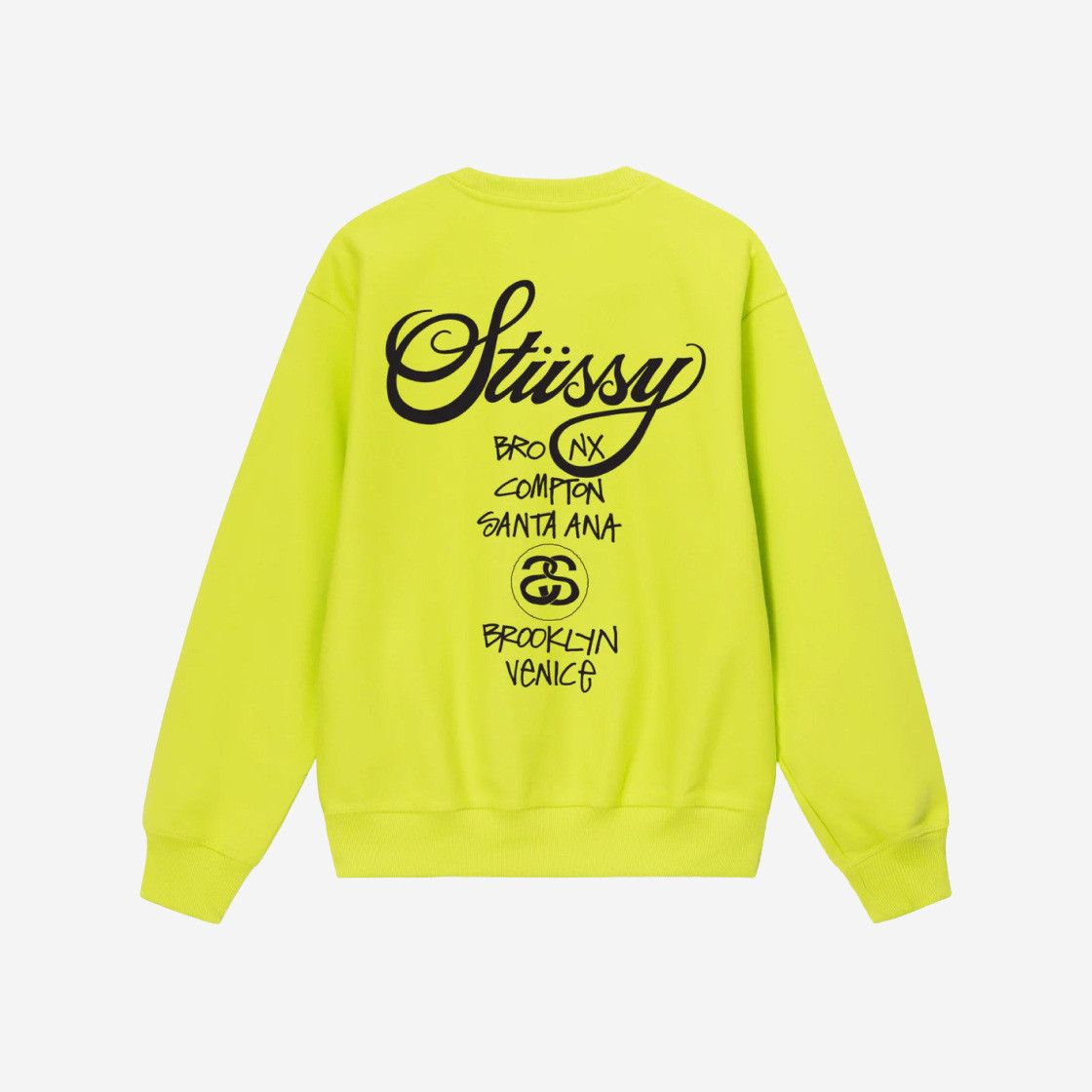 Stussy World Tour Crew Keylime