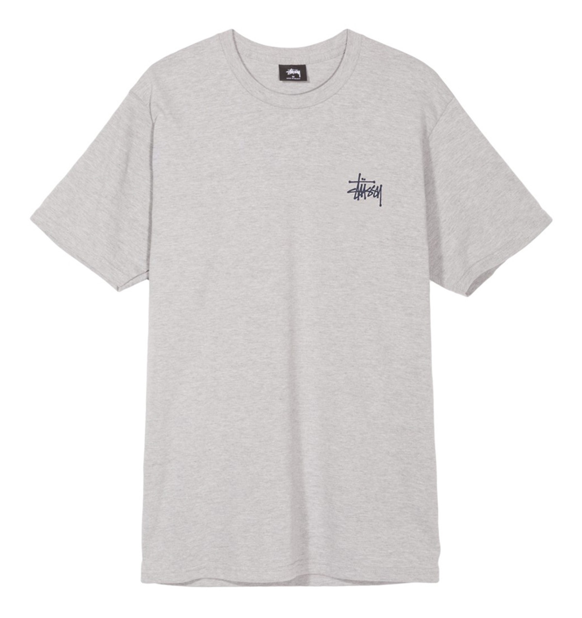 Koszulka Stussy Basic Logo Tee Heather Grey