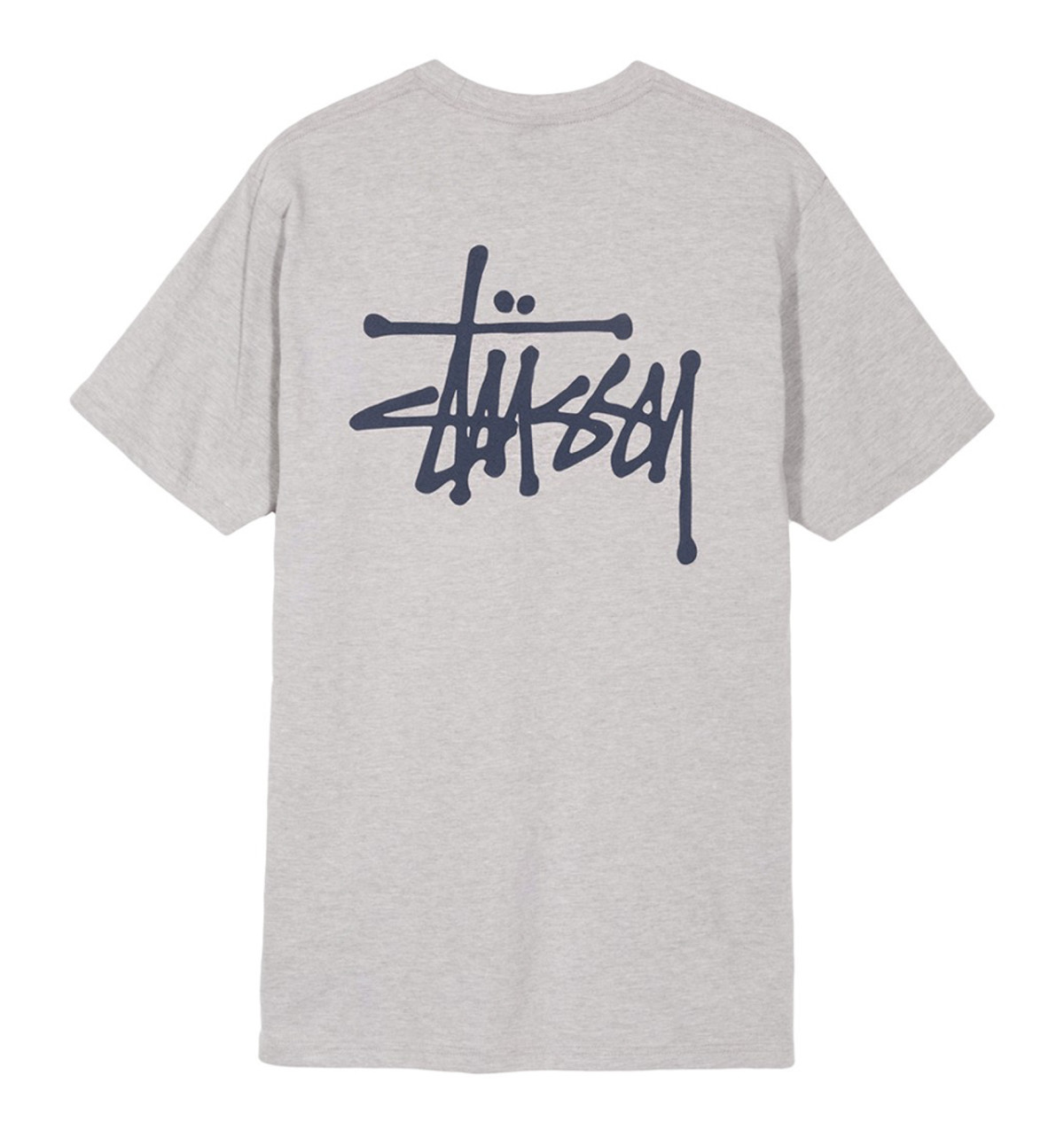 Koszulka Stussy Basic Logo Tee Heather Grey