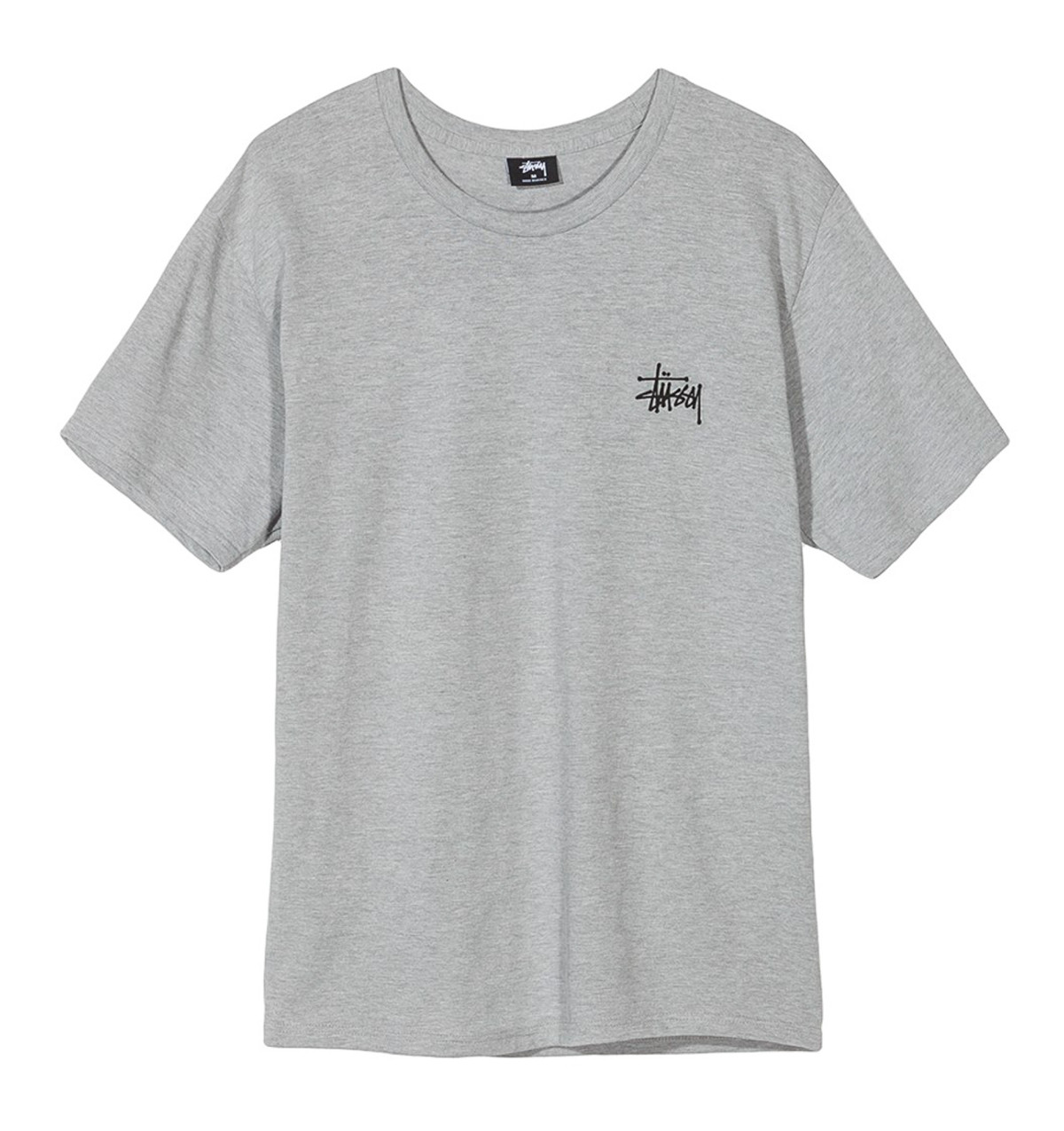 Koszulka Stussy Basic Logo Tee Grey Heather