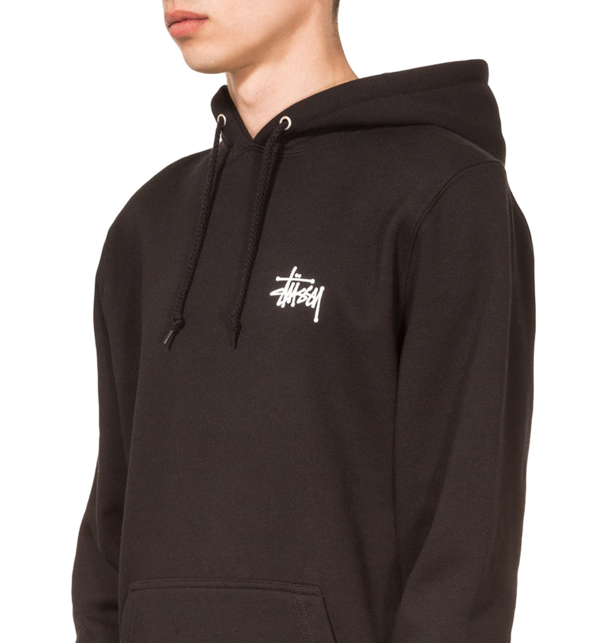 Bluza Stussy Basic Logo Hood Black