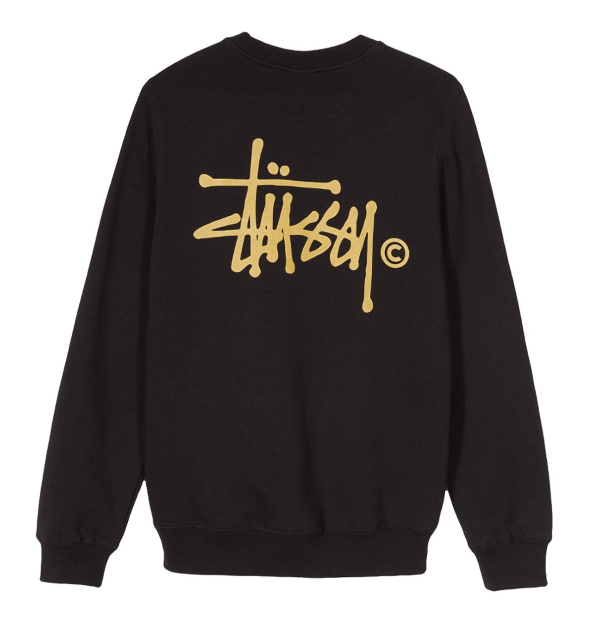 Bluza damska Stussy Basic Logo Crew Black