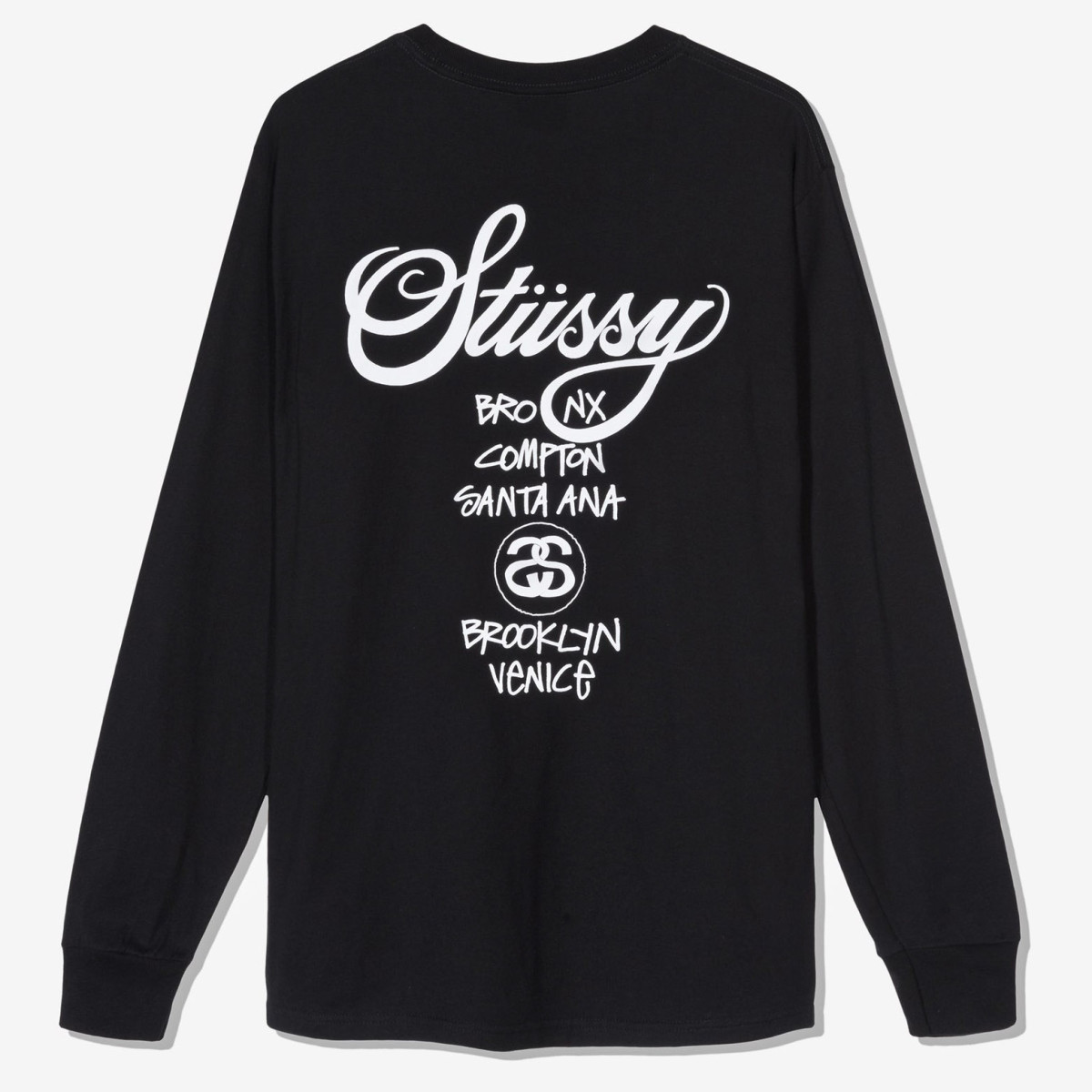 Stussy x DSM World Tour LS Tee Black