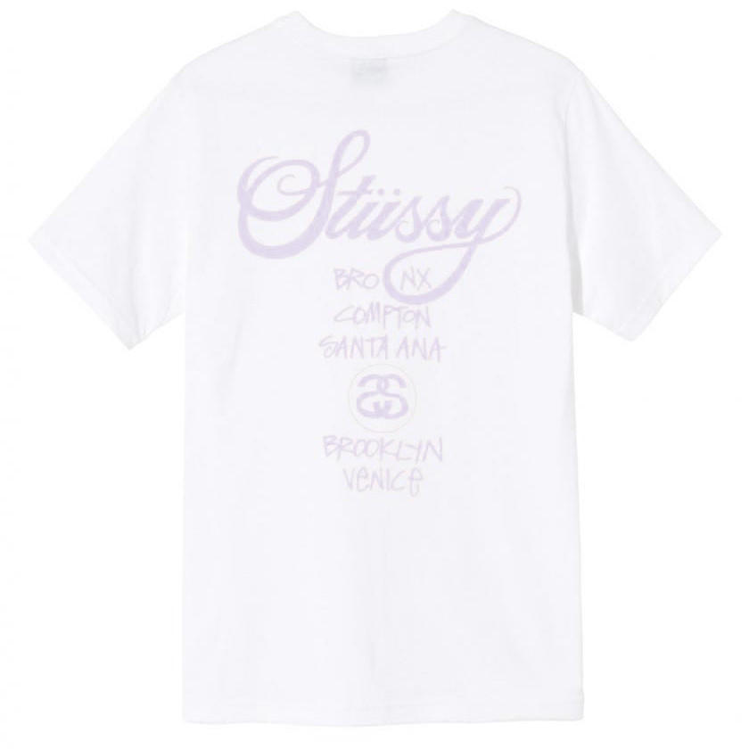 Koszulka Stussy World Tour Tee White