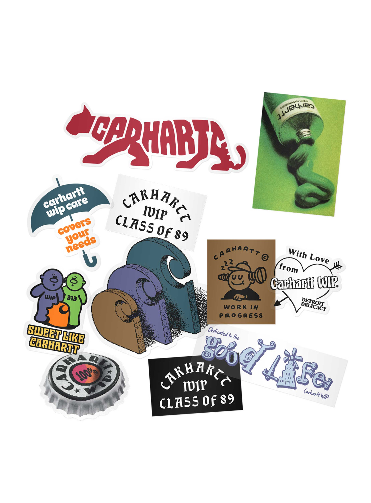 Carhartt WIP Sticker Bag 10 Pack
