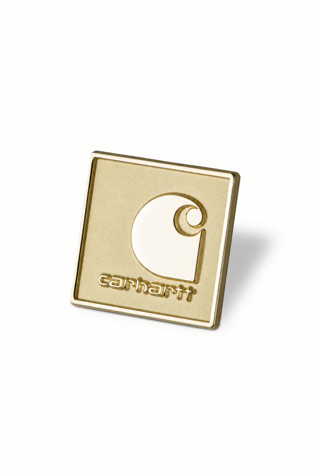 Carhartt WIP Square Label Pin Gold