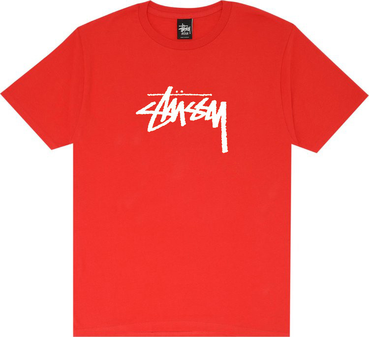 Koszulka Stussy Stock Tee Red
