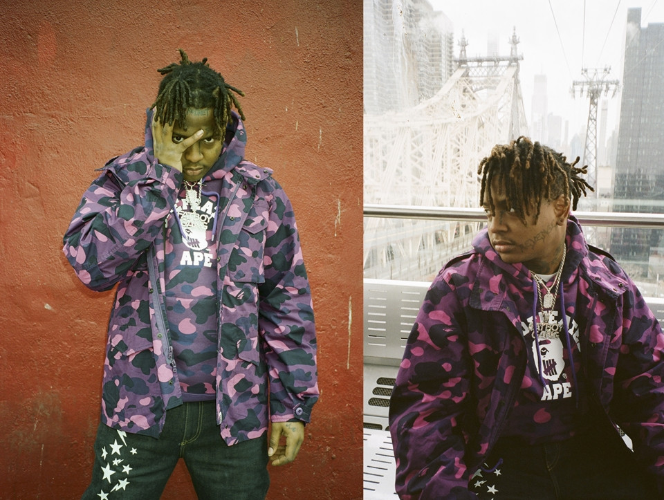 BAPE® x Undefeted Purple Camo M65 Jacket