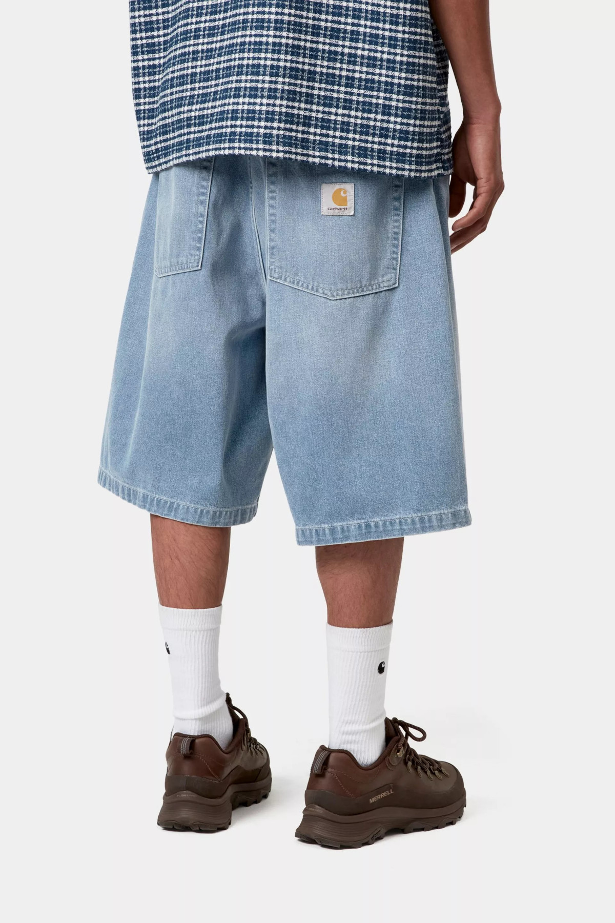 Carhartt WIP Brandon Short Blue light true washed