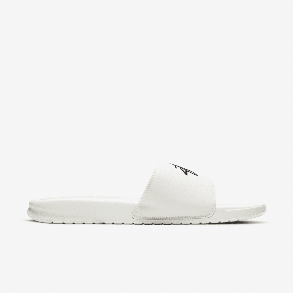 Stussy x Nike Benassi Slides Sail