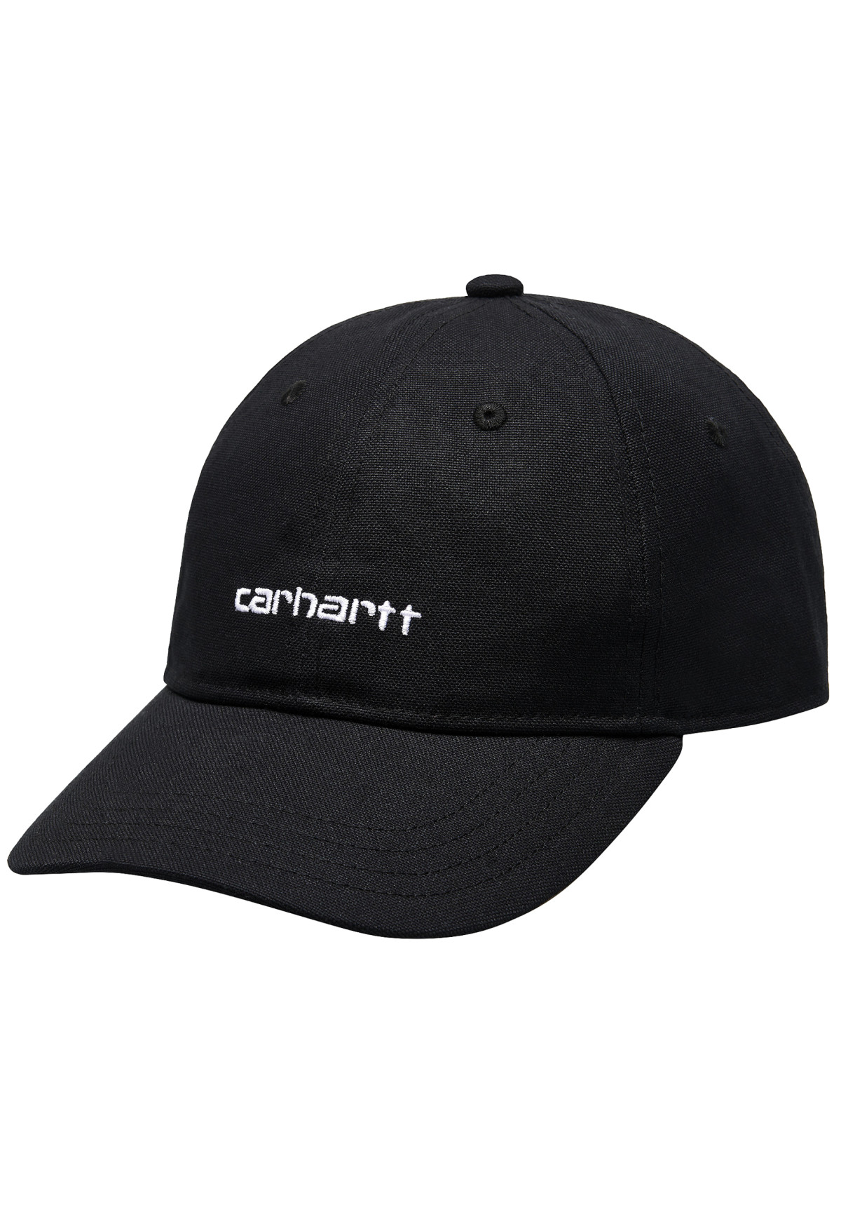 Carhartt WIP Canvas Script Cap Black/White