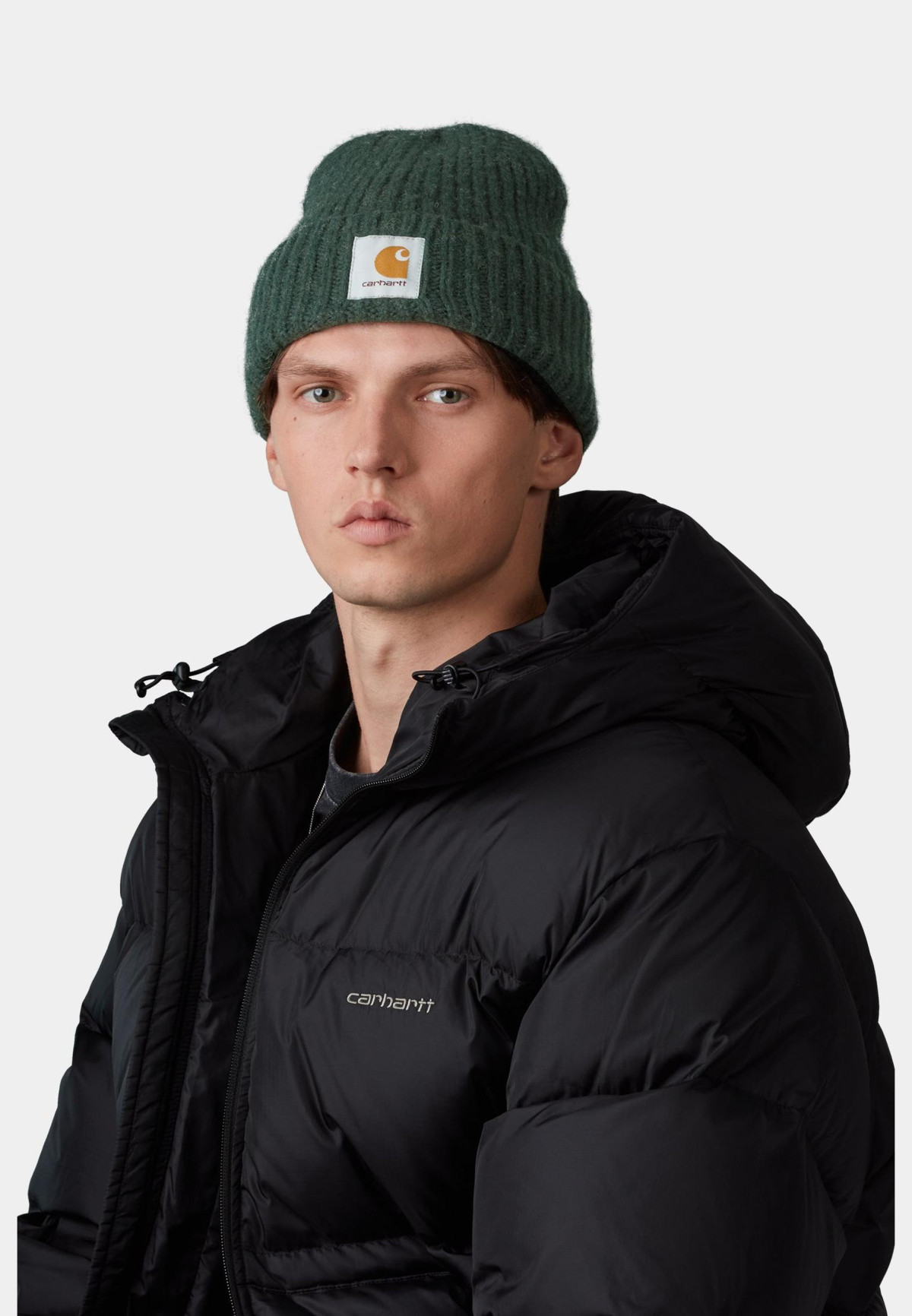 Carhartt WIP Anglistic Beanie Speckled Dark Scarab