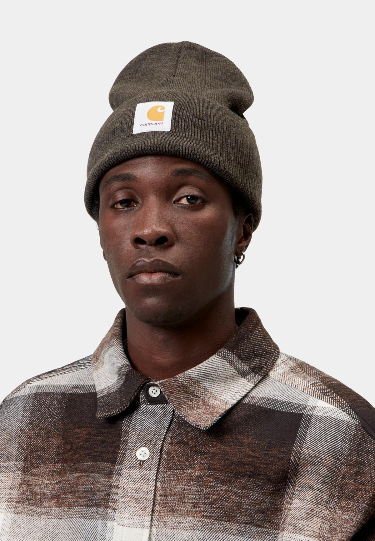 Carhartt WIP Acrylic Watch Hat Shungite Heather