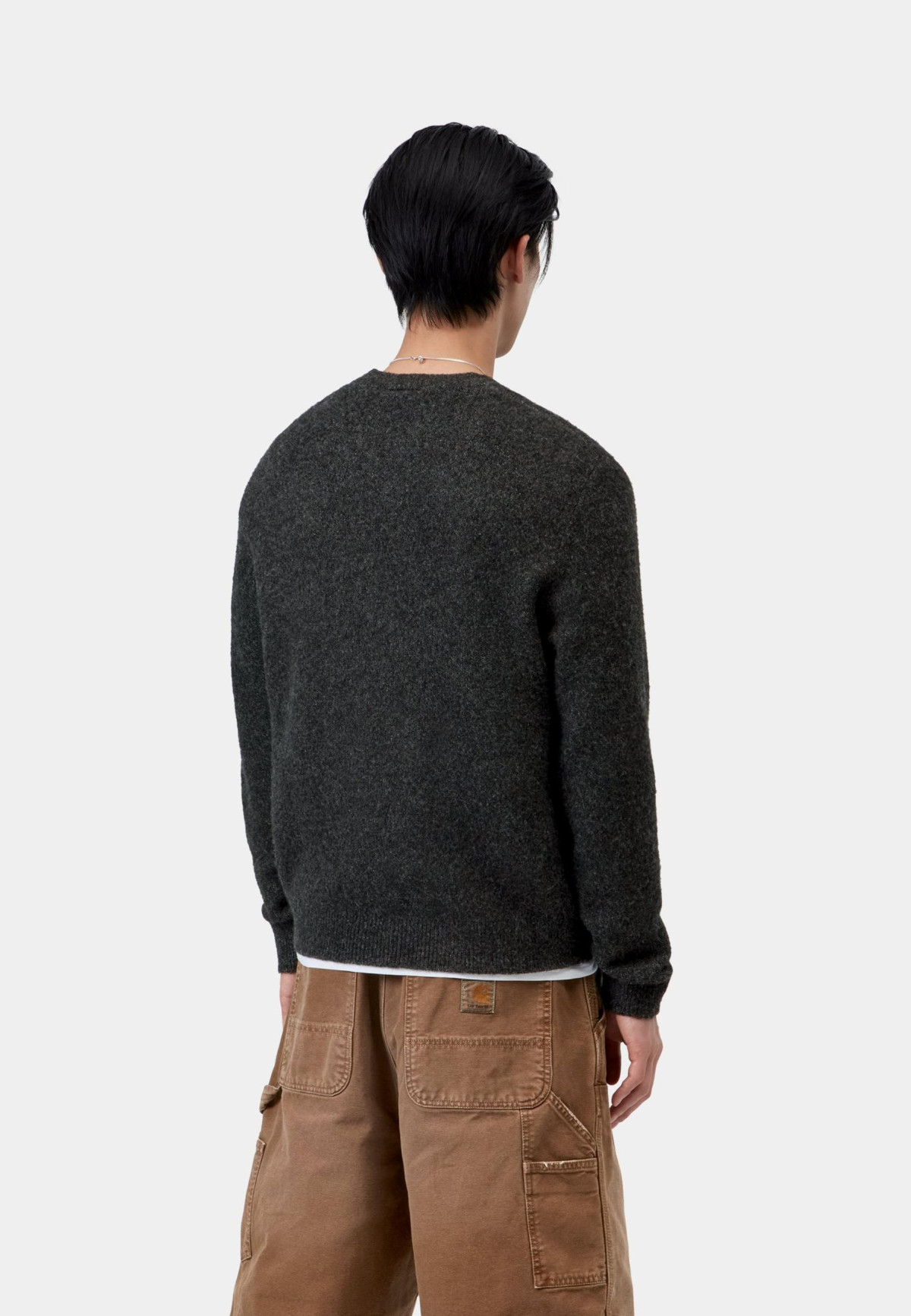 Carhartt WIP Curtis Sweater Tangled Black