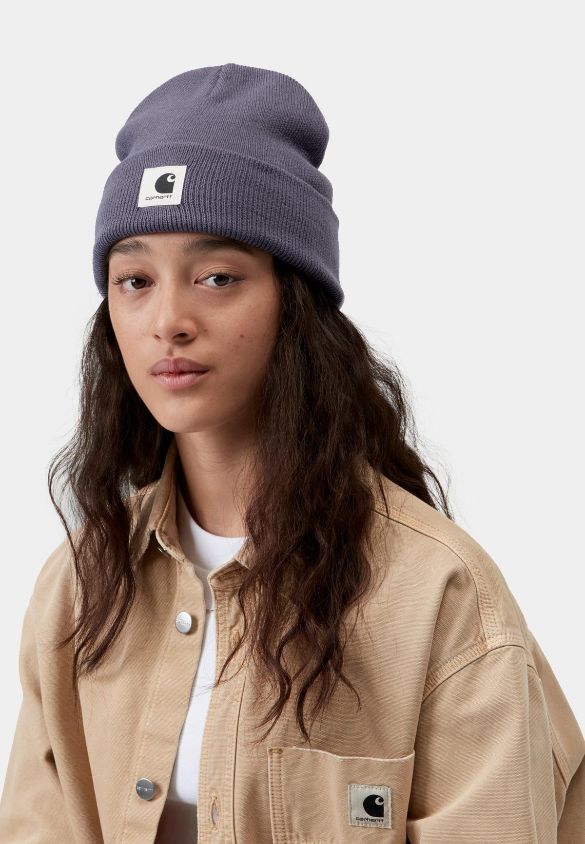 Carhartt WIP W' Ashley Beanie Shady Purple