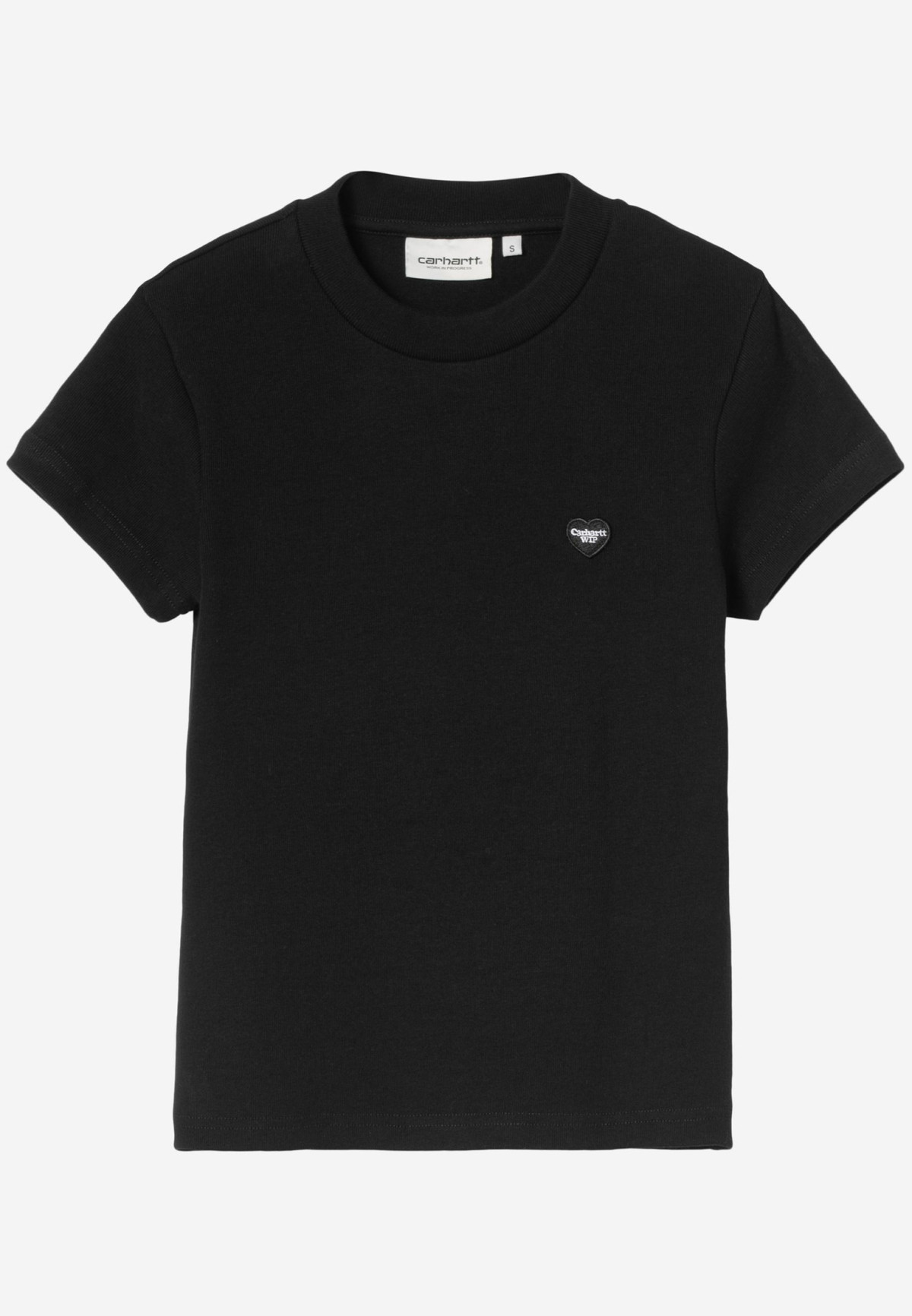 Carhartt WIP W' S/S Small Heart Patch T-Shirt Black / Black