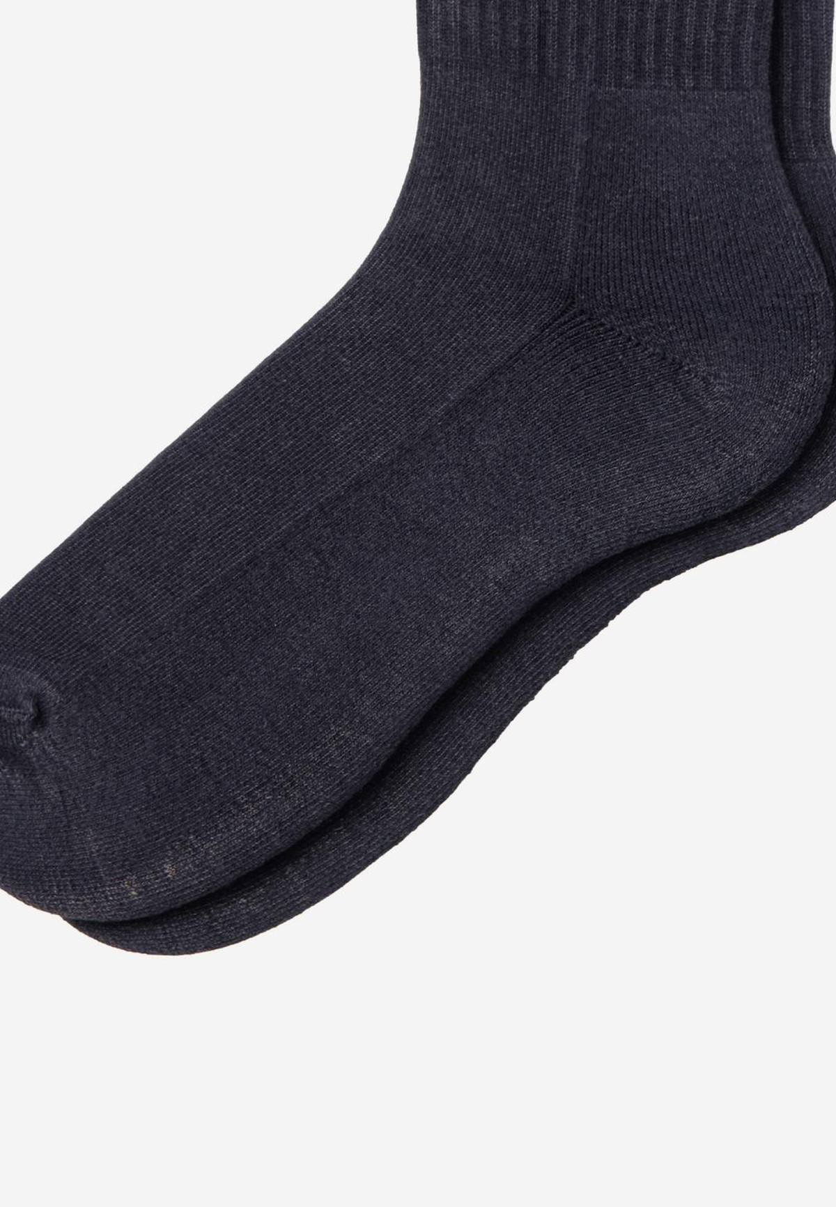 Carhartt WIP Lambert Socks Dark Navy moon wash - detail lower