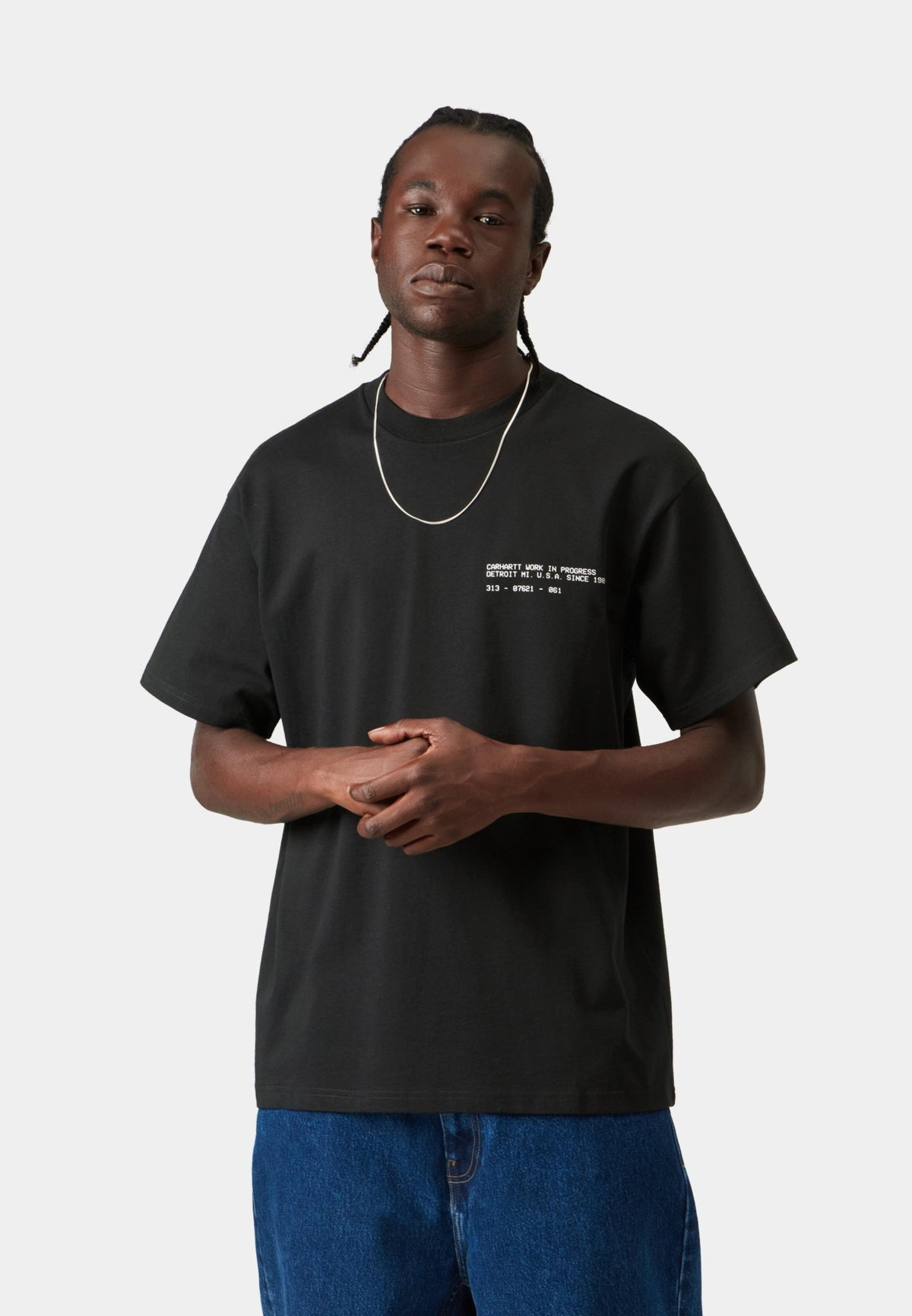 Carhartt WIP S/S Feather Progress T-Shirt Black
