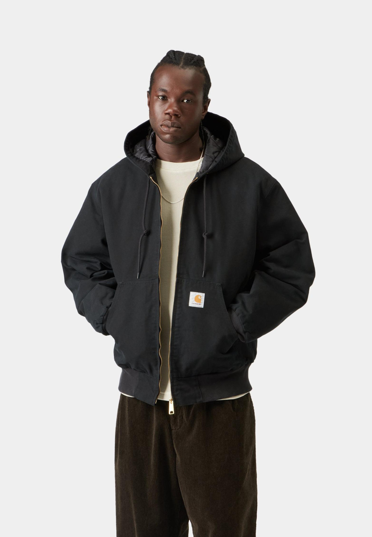 Carhartt WIP OG Active Jacket Black stone canvas
