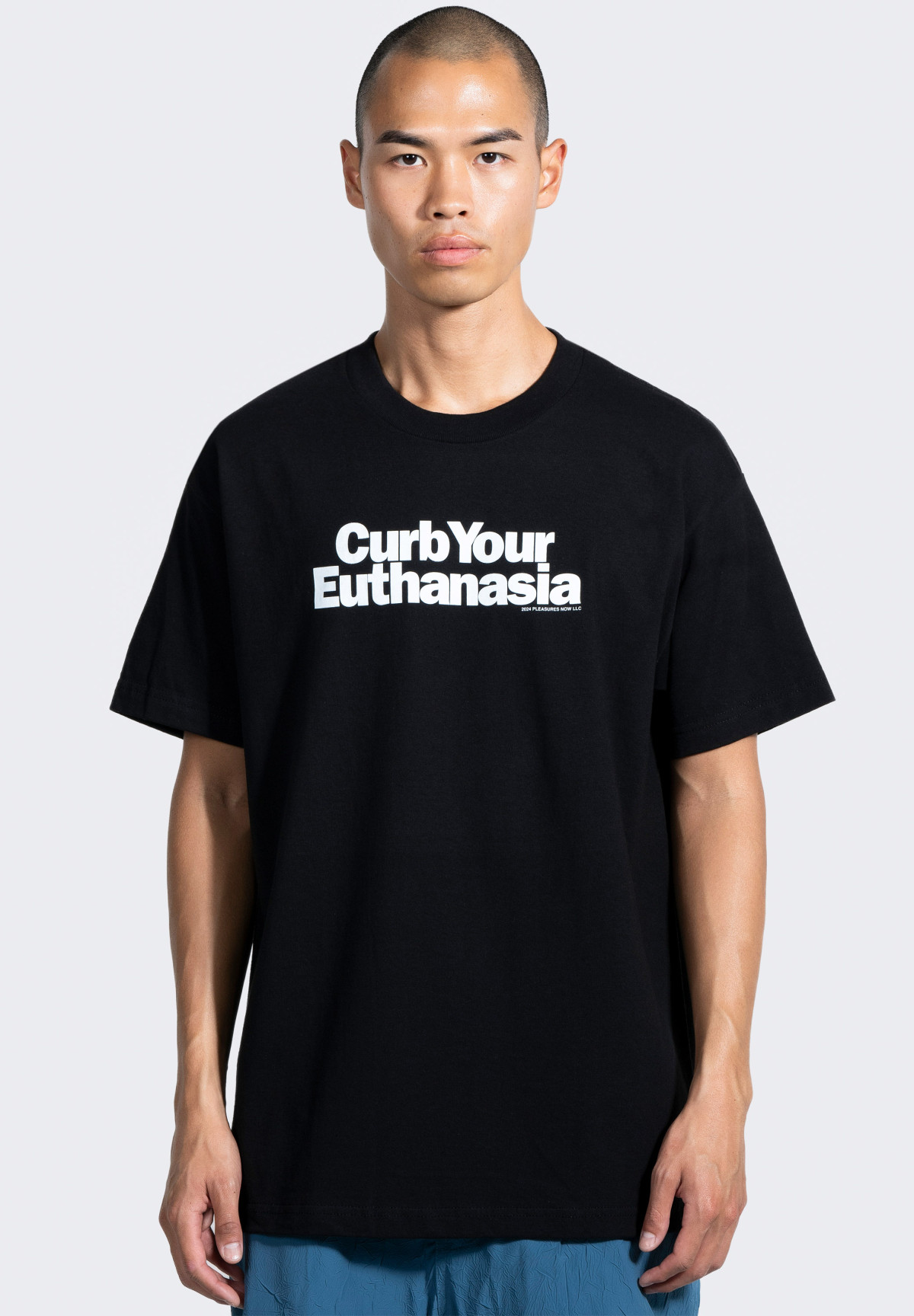 Pleasures Curb Your Euthanasia T-Shirt Black