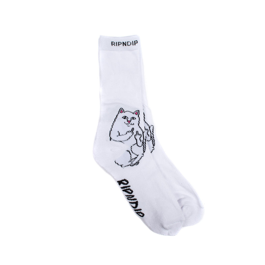 Skarpetki RipNDip Lord Nermal Socks White