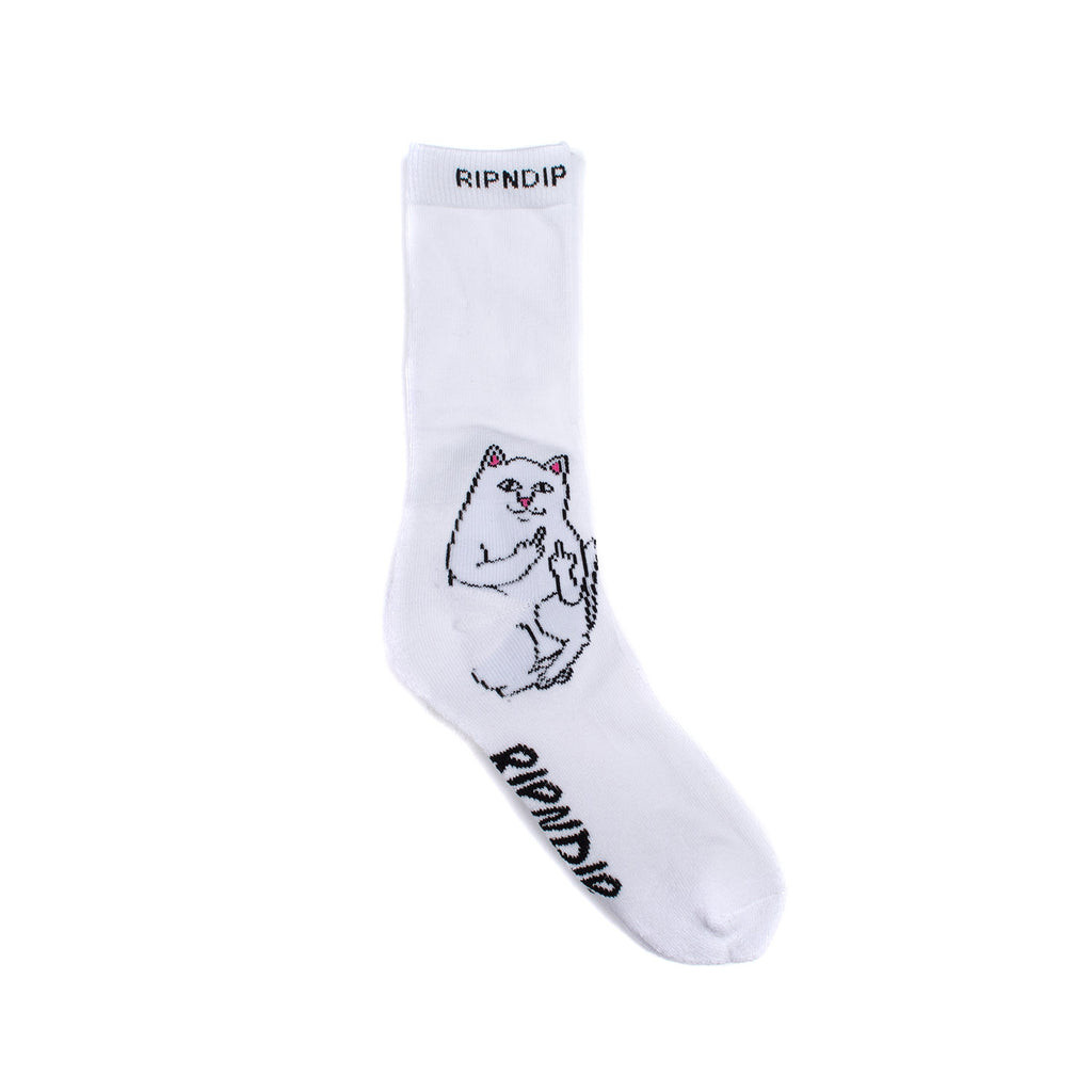 Skarpetki RipNDip Lord Nermal Socks White