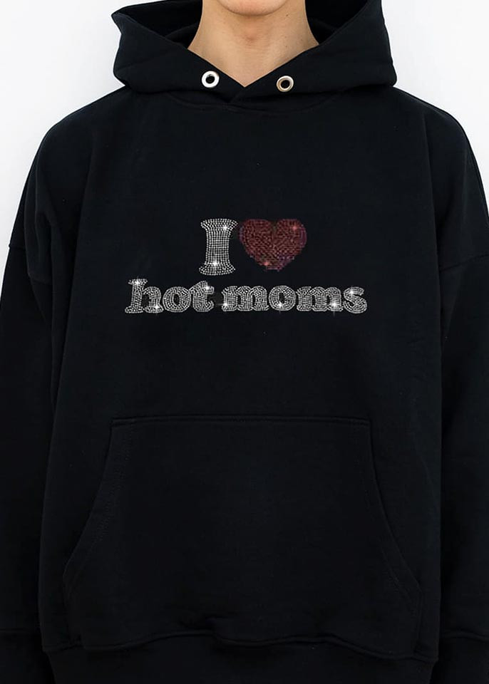 Bluza 2005 Hot Moms Hoodie Black