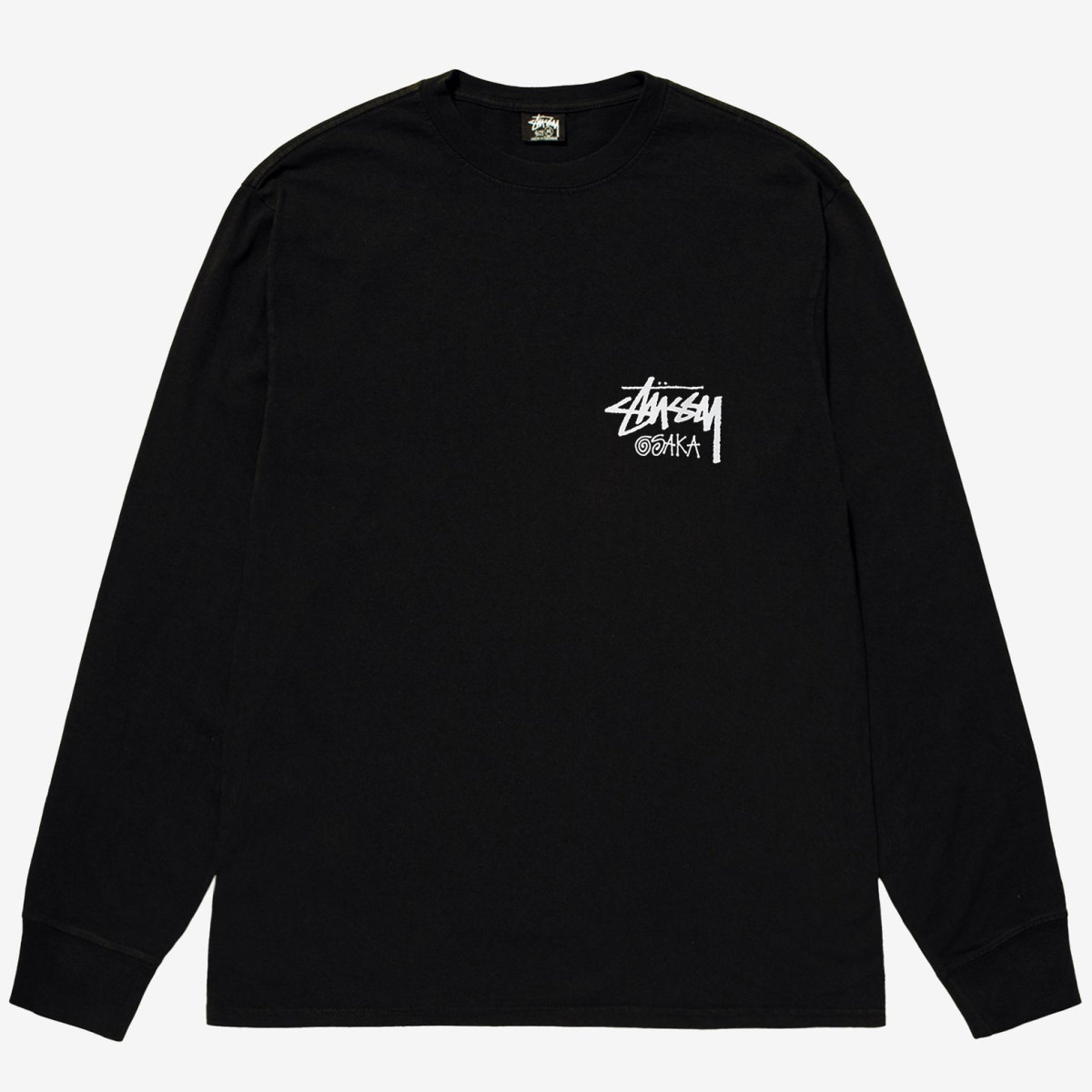 Stussy Stock Osaka LS Tee Black