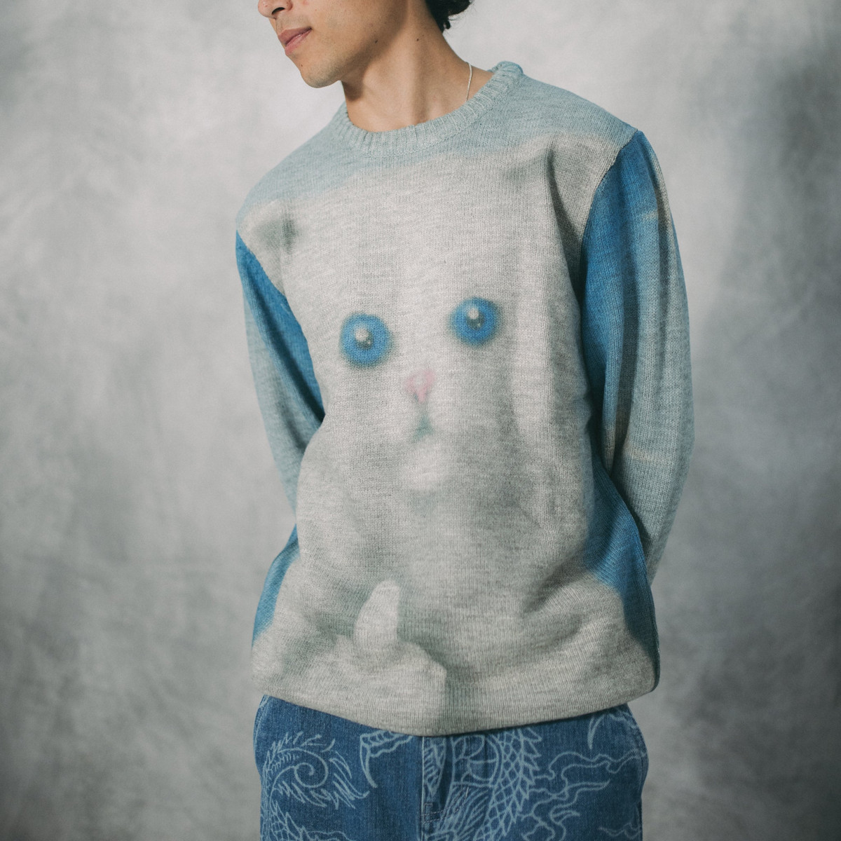 Sweter RipNDip Sprinkles Knit Sweater Black/Blue
