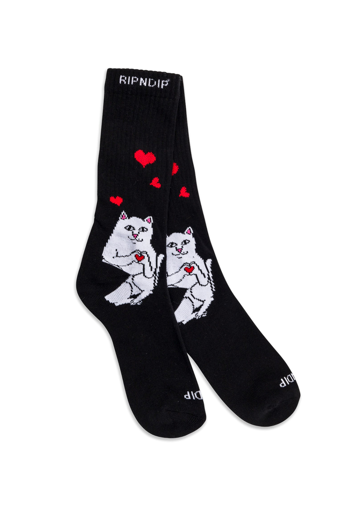 Skarpetki RipNDip Nermal Loves Socks Black