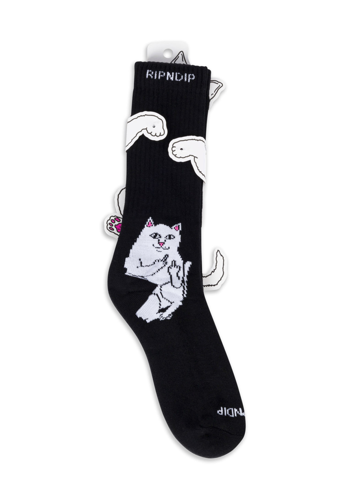 Skarpetki RipNDip Lord Nermal Socks Black