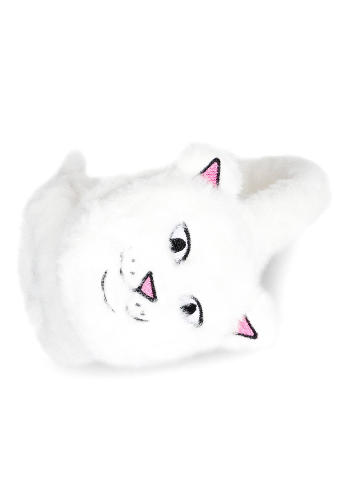 RipNDip Lord Nermal Sherpa Earmuffs White