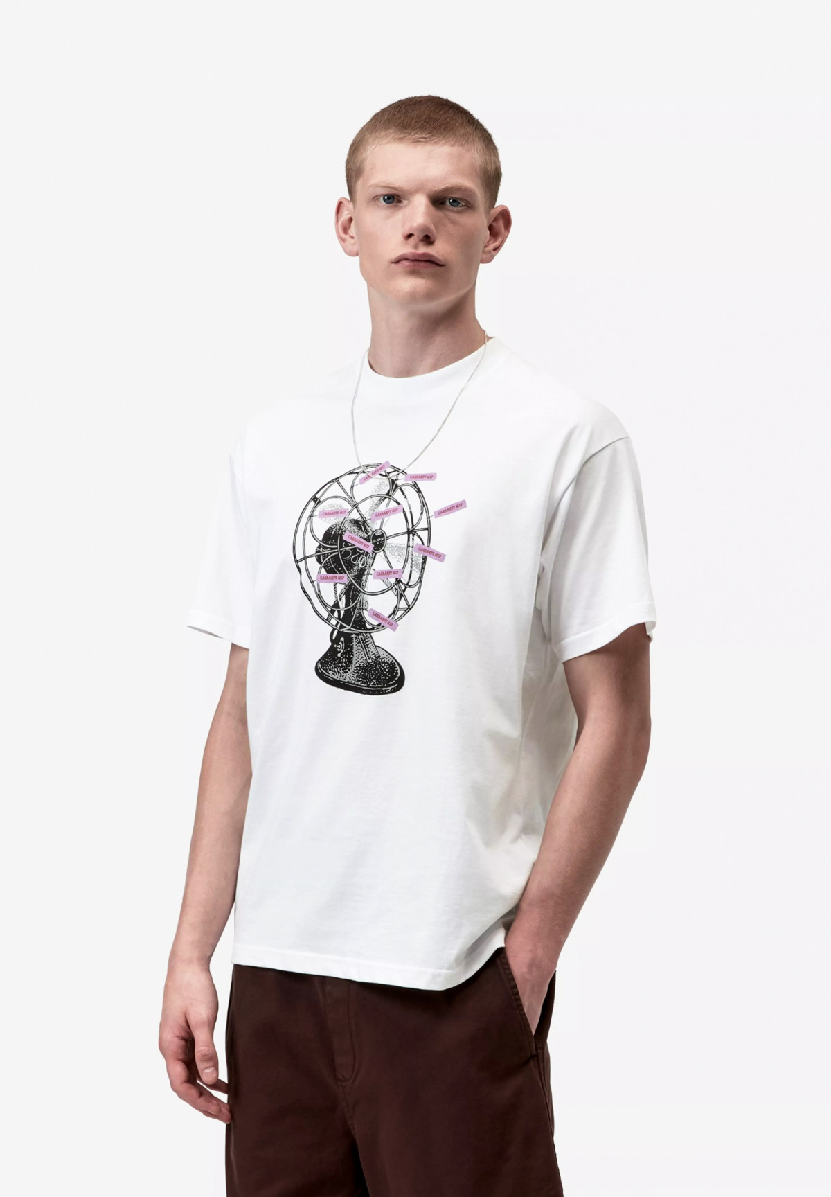 Carhartt WIP S/S Fan T-Shirt White