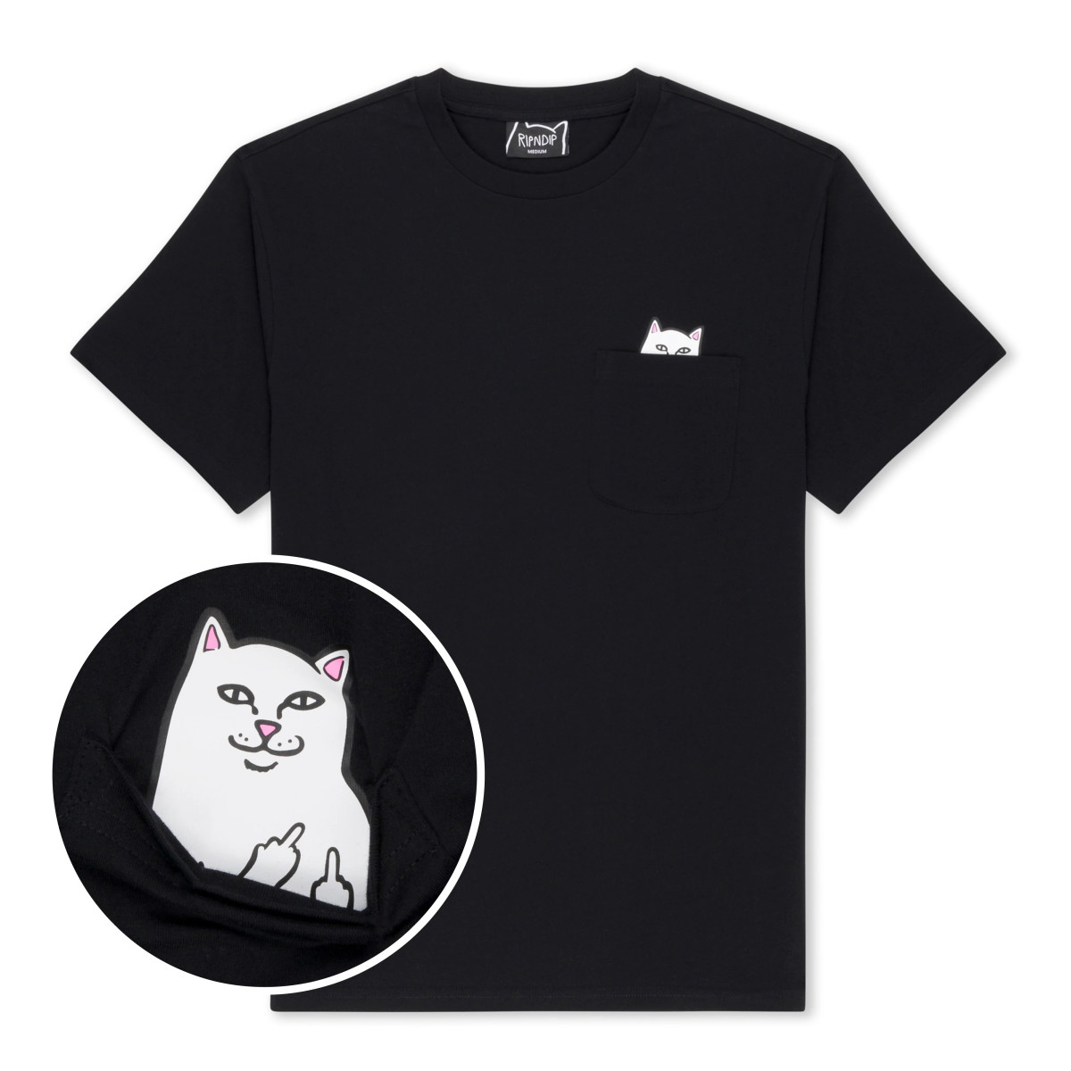 RipNDip Lord Nermal Pocket Tee Black