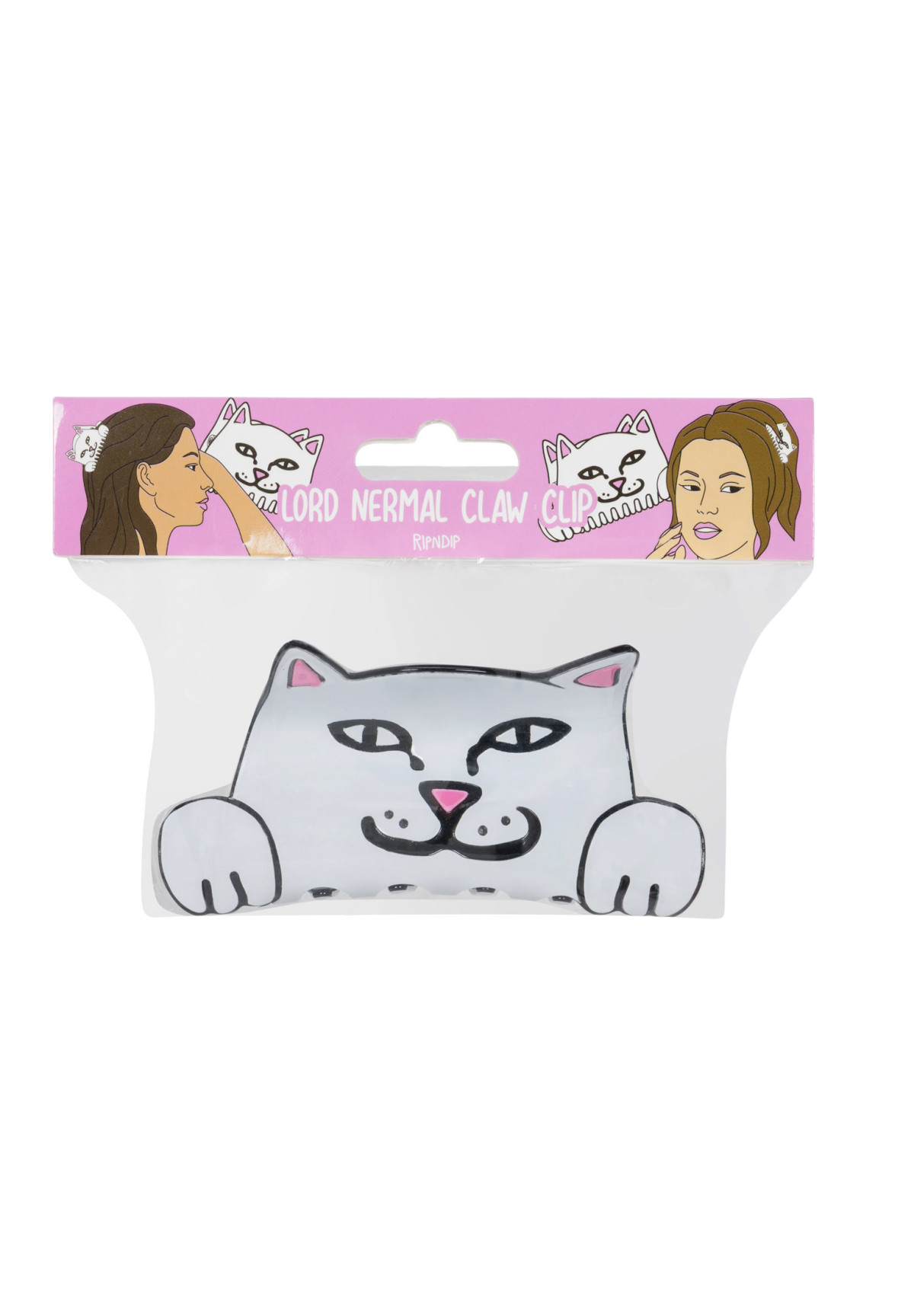 RipNDip Lord Nermal Hair Clip White
