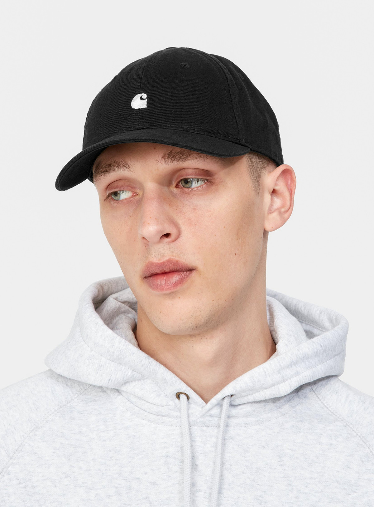Carhartt WIP Madison Logo Cap Black/White
