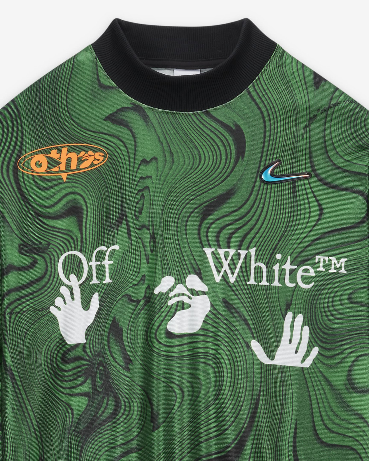 Nike x Off-White™ Men's Allover Print Jersey Kelly Green
