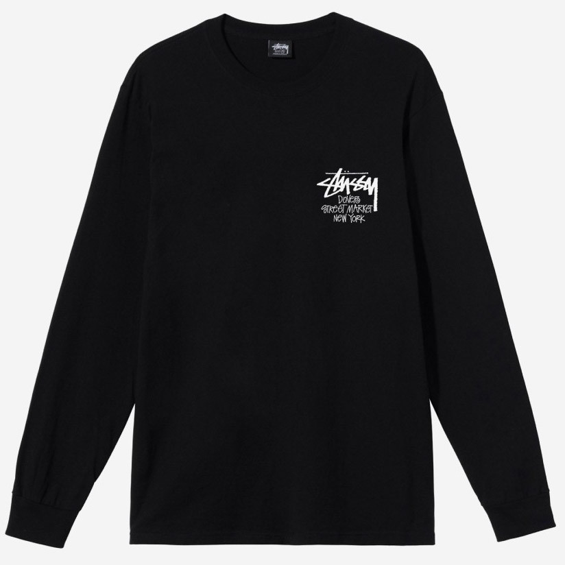 Stussy x DSM New York Stock LS Tee Black