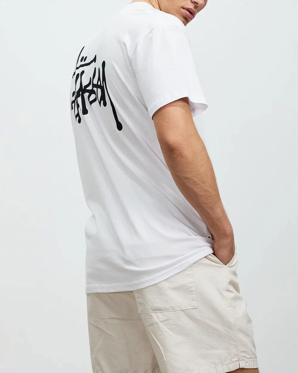 Koszulka Stussy Basic Logo Tee White
