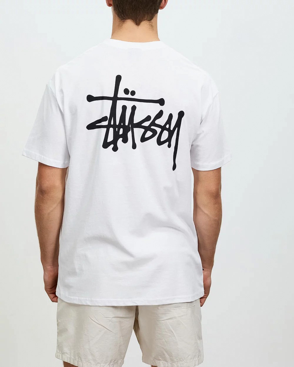 Koszulka Stussy Basic Logo Tee White