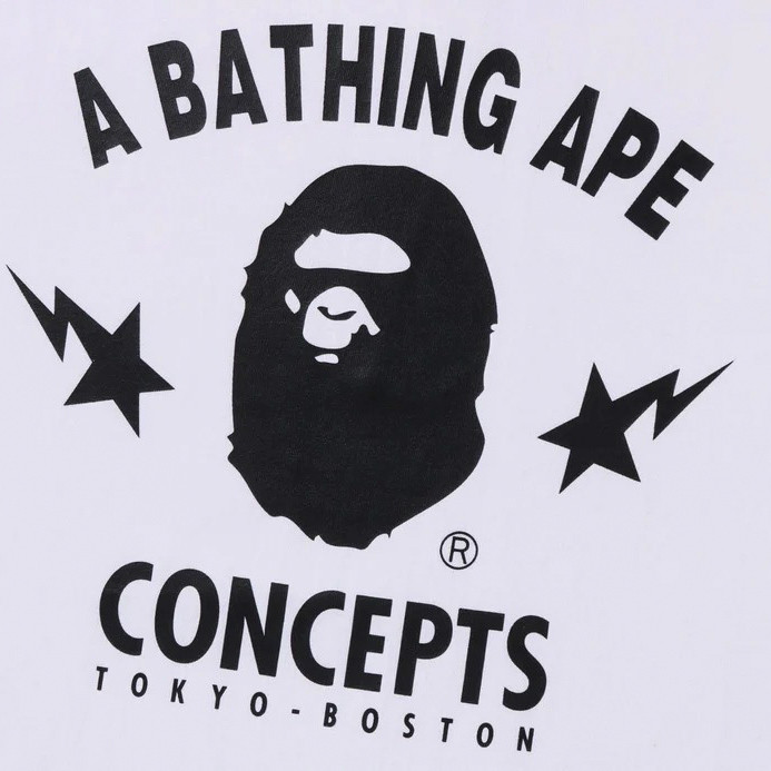 BAPE® x Concepts Tee White