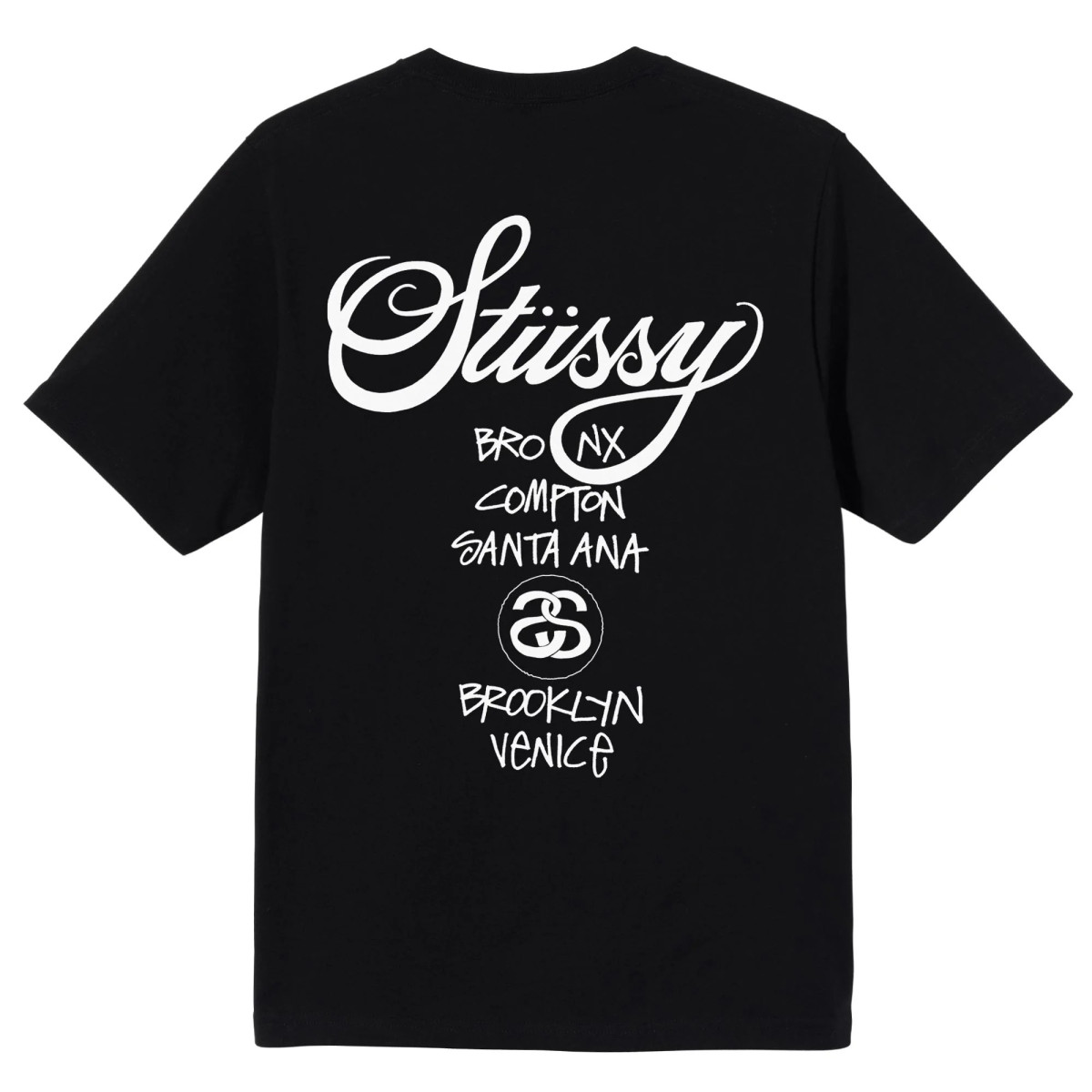 Stussy x DSM World Tour Tee Black